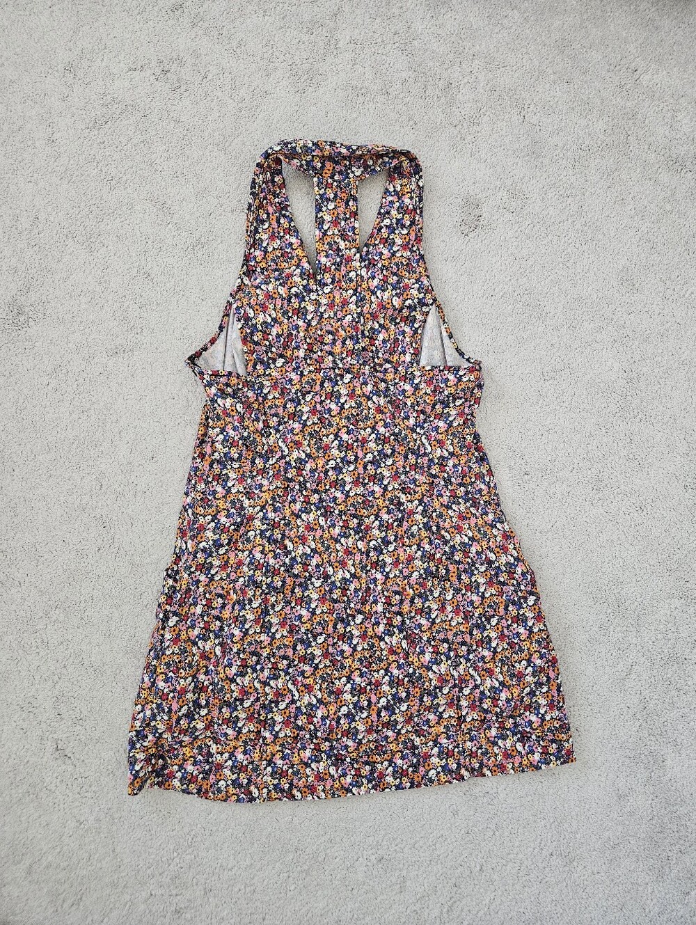 Maeve Anthropologie | Sleeveless T-Back Blazer Mini Dress Multi Floral Women XL - Picture 8 of 9